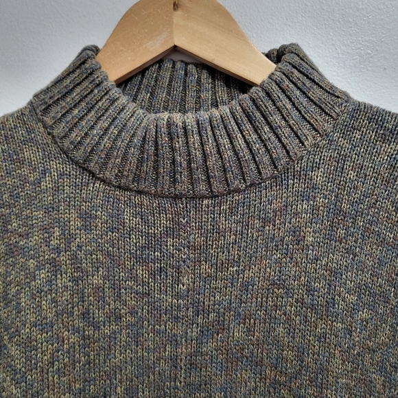 Peruvian Connection Cotton Oversized Chunky Knit Boxy Sweater Size Small - Picture 3 of 8